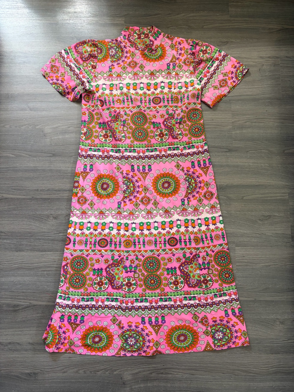 1960s Psychedelic Maxi Dress 🌼 - Picture 10 of 10